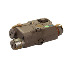 FMA AN/PEQ15 LA5-C UHP Version (LED Flashlight, Green / IR Laser) - Tan