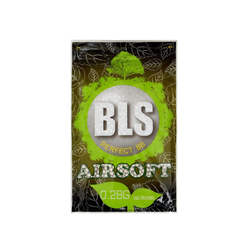 BLS BIO Airsoft-golyók 0,28 g, 3500 db (zsák) – fehér BLS BIO Airsoft-golyók 0,28 g, 3500 db (zsák) – fehér
