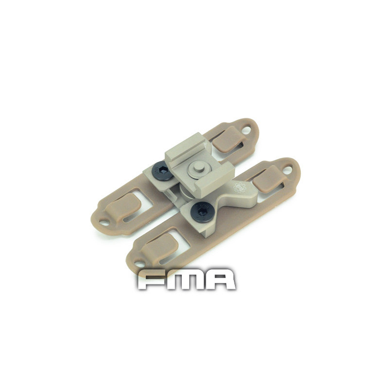 FMA MOLLE tartó WEAPONLINK fegyver-RIS adapterrel – bézs