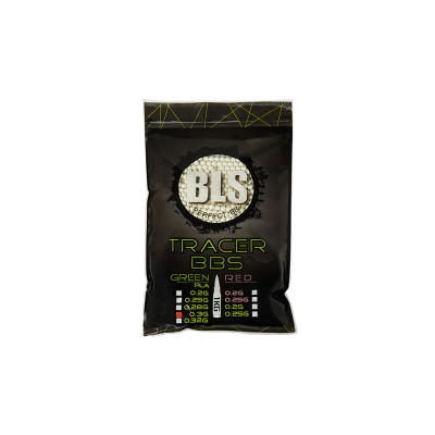 BLS BIO TRACER Airsoft Pellets 0.30g, 3300 BBs (Bag) - Green