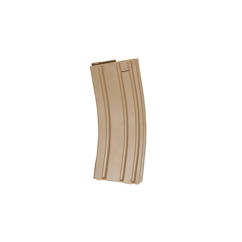 ASG M4 / AR15 Mid-Cap Magazine, 140 BBs, Plastic - Tan