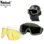 WST Desert Storm Goggles, 3 Lenses set - Green WST Desert Storm Goggles, 3 Lenses set - Green