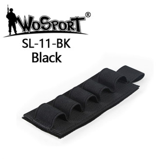 WoSporT VELCRO 5-Round Shotgun Shell Holder – Black