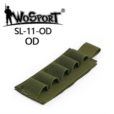 WoSporT VELCRO 5-Round Shotgun Shell Holder – Green | ANAREUS