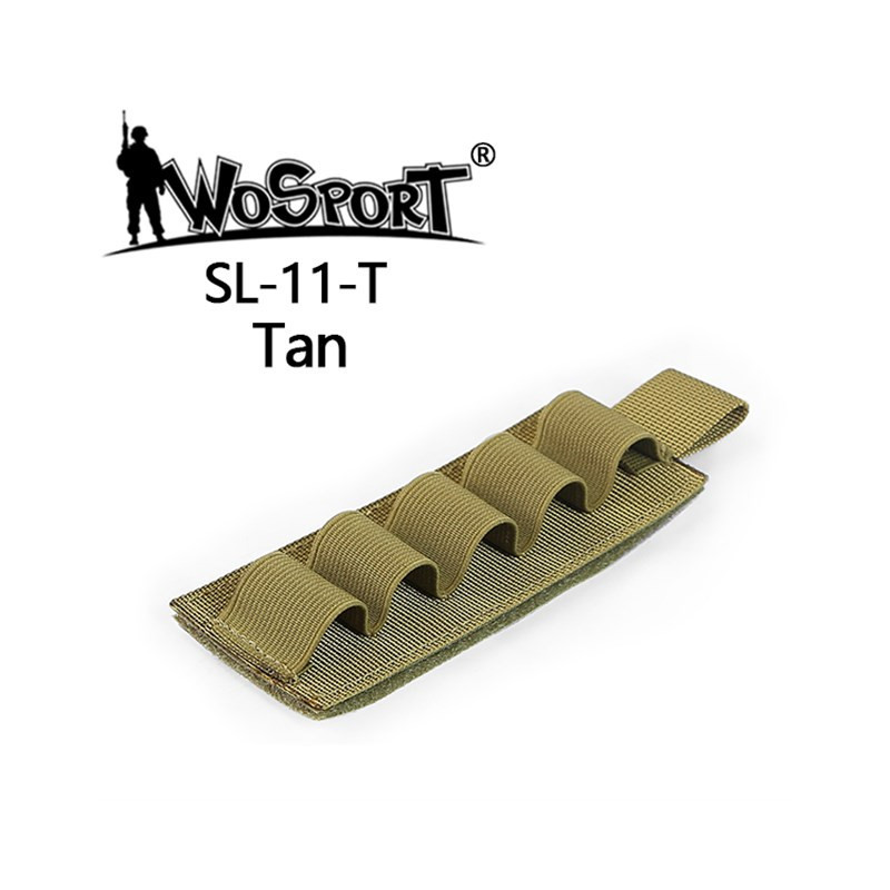 WoSporT VELCRO 5-tárcsás sörétes tölténytartó – bézs | ANAREUS WoSporT VELCRO 5-tárcsás sörétes tölténytartó – bézs | ANAREUS