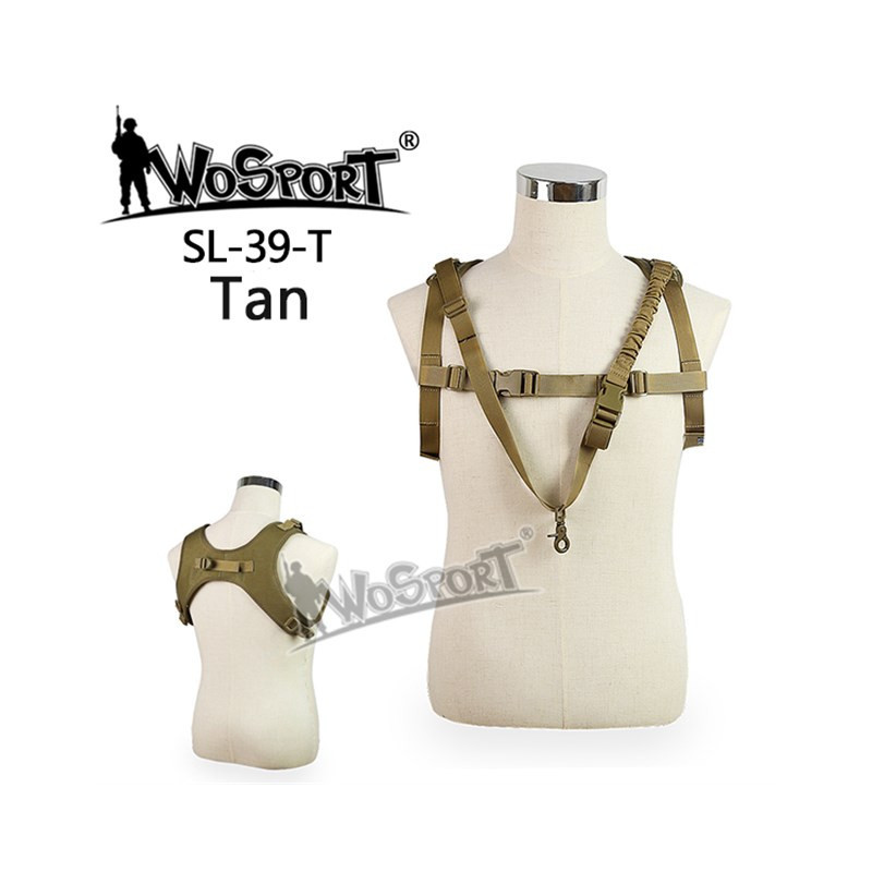 One-point Sling Vest - TAN