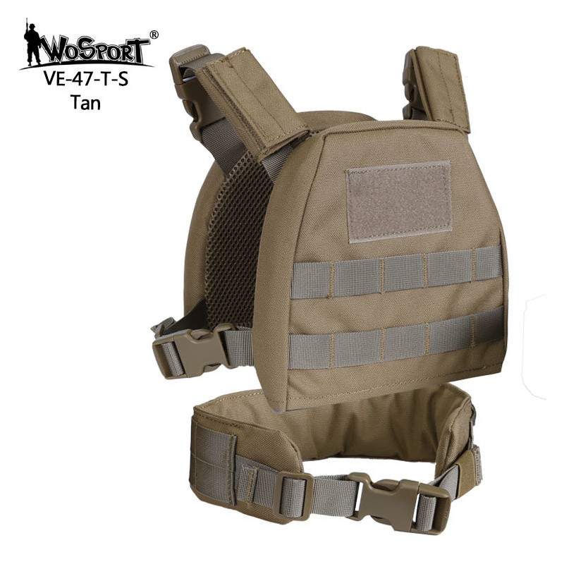 WST Gyermek MOLLE lemezhordozó – Coyote