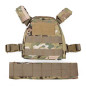 WST Children MOLLE Plate Carrier - Coyote