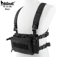 WST Tactical mellkasheveder D3CRM – Fekete