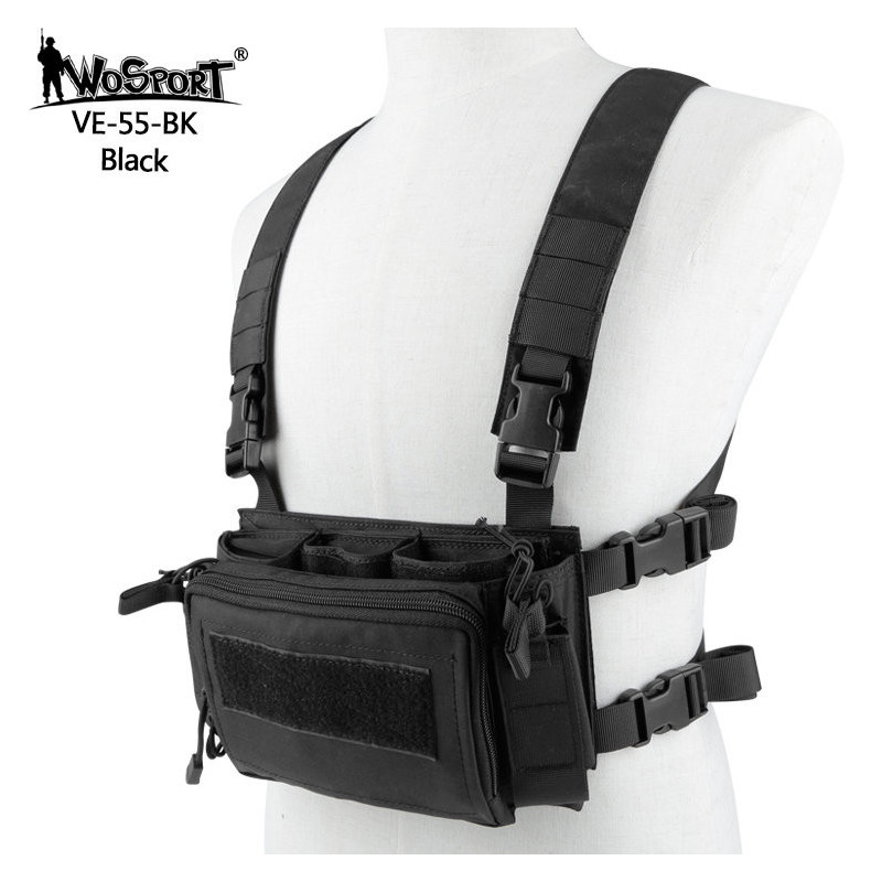 WST Tactical Chest rig D3CRM - Black