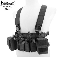 WST Tactical mellkasheveder D3CRX – Fekete