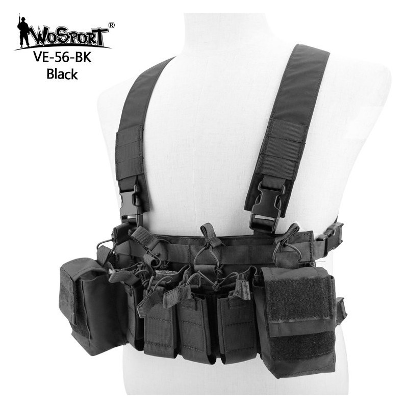 WST Tactical Chest Rig D3CRX - Black