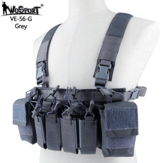 WST Tactical mellkasheveder D3CRX – szürke