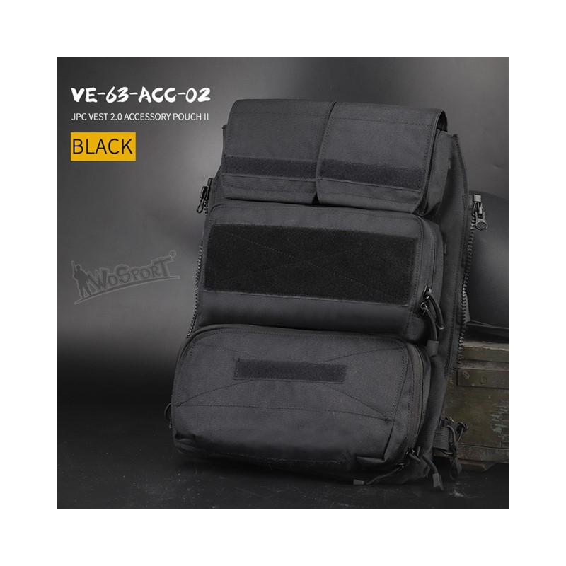 JPC vest 2.0 Accessory Bag II - Black