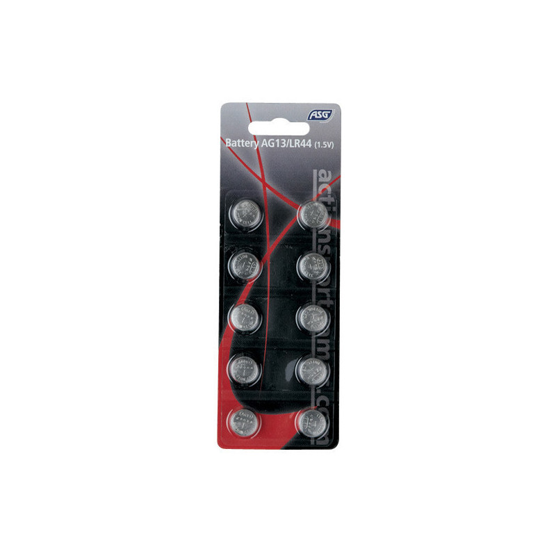 ASG Alkaline Battery AG13 / LR44, 1.5 V - 10 Pieces