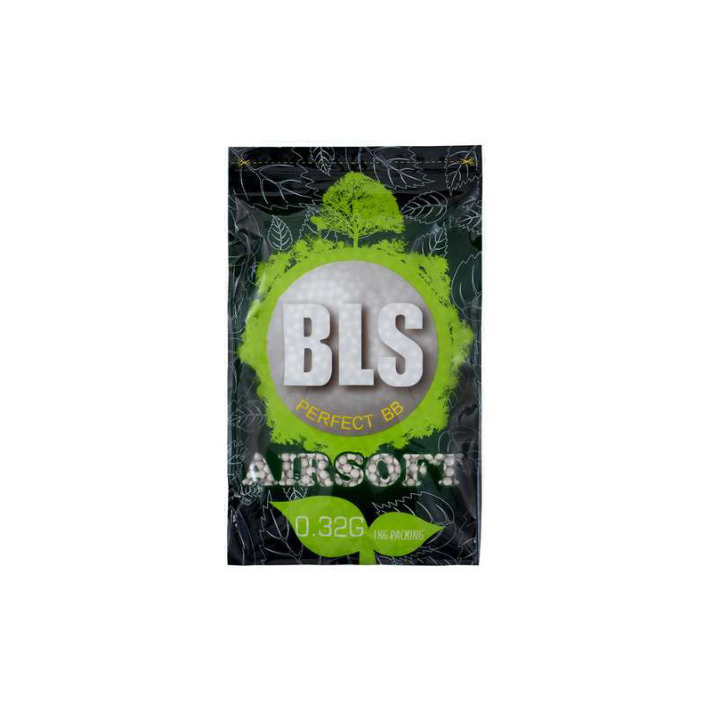 BLS BIO Airsoft-golyók 0,32 g, 3120 db (zsák) – fehér