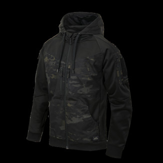 HELIKON ROGUE Hoodie (FullZip)® - Black/MultiCam® Black