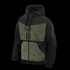 HELIKON ROGUE kapucnis pulóver (FullZip)® – Fekete/Desert Night Camo