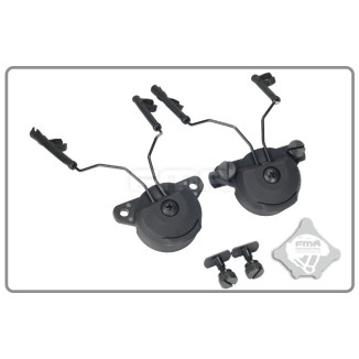 FMA EXFIL Helmet Mount for Peltor Comtac Headset - Black