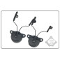 FMA EXFIL Helmet Mount for Peltor Comtac Headset - Black