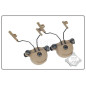 FMA EXFIL Helmet Mount for Peltor Comtac Headset - Tan