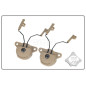 FMA EXFIL Helmet Mount for Peltor Comtac Headset - Tan
