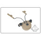FMA EXFIL Helmet Mount for Peltor Comtac Headset - Tan