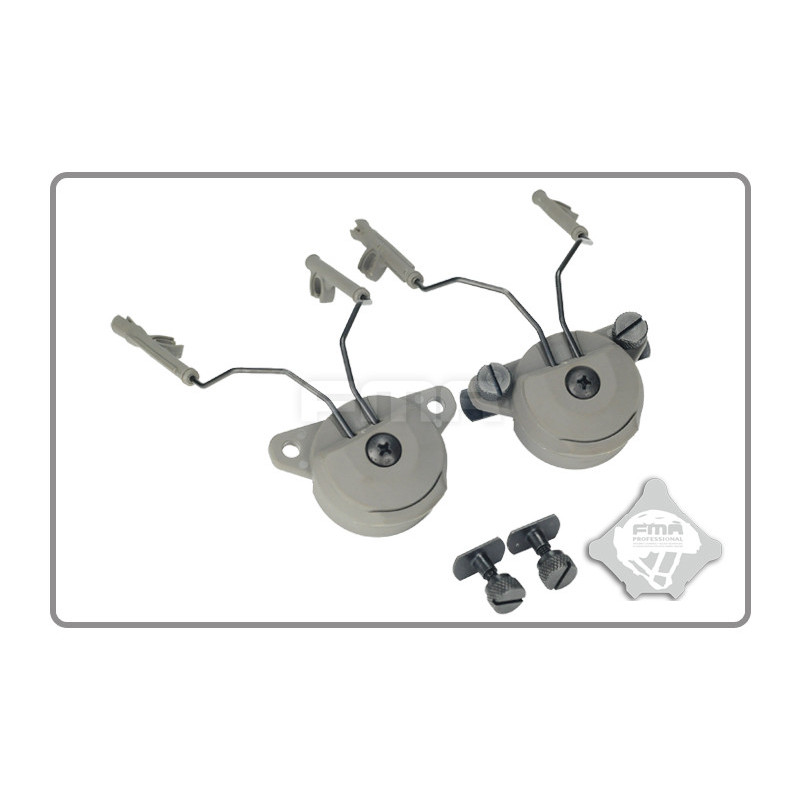 FMA EXFIL Helmet Mount for Peltor Comtac Headset - FG FMA EXFIL Helmet Mount for Peltor Comtac Headset - FG