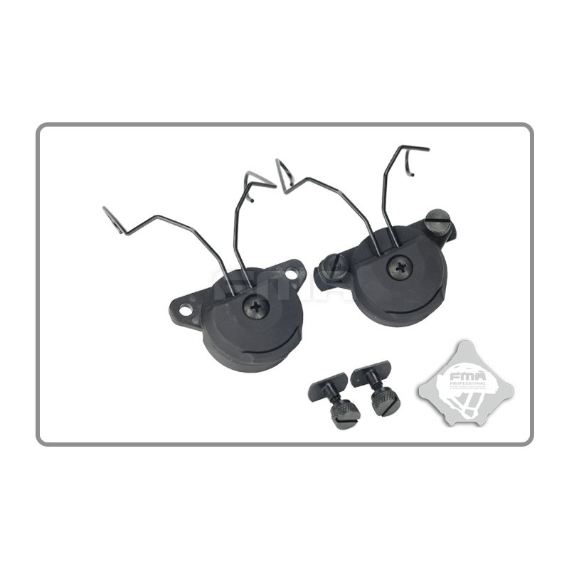 FMA EXFIL Helmet Mount for MSA Sordin Headset - Black