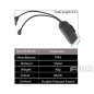 FMA Dual Switch PEQ, Laser Plug and 2.5 mm Connectors with Logo - Black