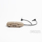 FMA Dual Switch PEQ, Laser Plug and 2.5 mm Connectors with Logo - Black