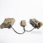 FMA Dual Switch PEQ, Laser Plug and 2.5 mm Connectors with Logo - Black