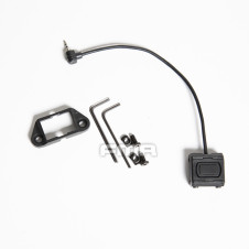 FMA Modlite PEQ Single Switch ModButton Lite, 2,5mm Plug - Black
