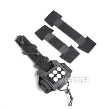FMA Agility Bridge Helmet Cover for NVG Battery Box - Black
