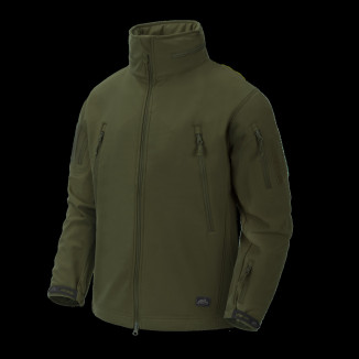 HELIKON GUNFIGHTER kabát, Shark Skin – zöld