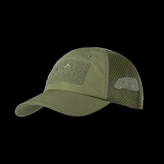 HELIKON BASEBALL VENT Cap with Velcro Adjustment, Ripstop - Green