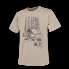 HELIKON T-Shirt Home Sweet Home - Khaki