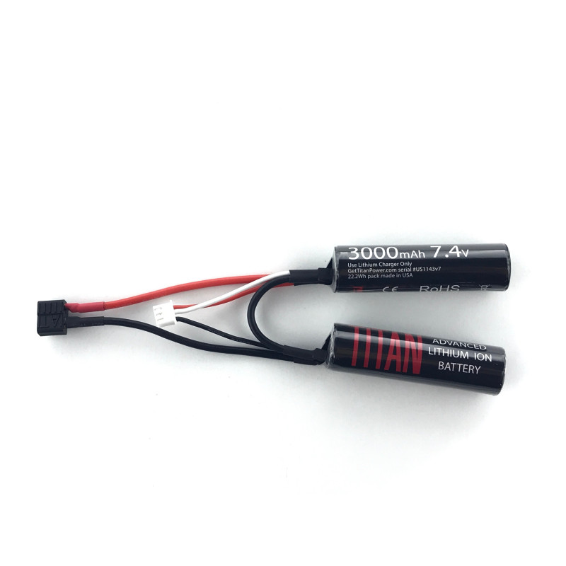 Li-ion akkumulátor TITAN 7,4 V 3000 mAh, 30C – Nunchuk (2 db)