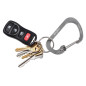 SLIDELOCK® karabiner rozsdamentes acélból, fekete – 3-as méret
