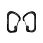 SLIDELOCK® CARABINER STAINLESS STEEL, black - size 6