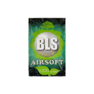 BLS BIO Airsoft-golyók 0,23 g, 4300 db (zsák) – fehér