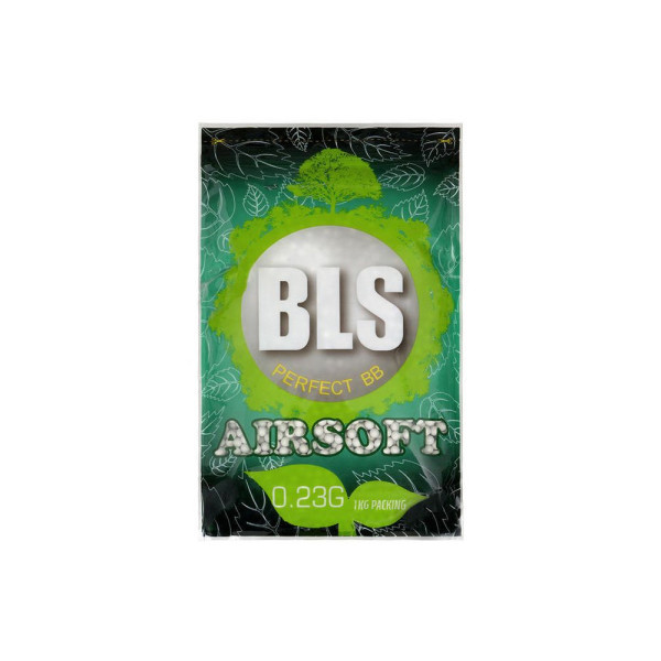 BLS BIO Airsoft-golyók 0,23 g, 4300 db (zsák) – fehér
