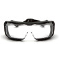 Protective goggles Cappture ES9910STMRG with Rubber Gasket, anti-fog - clear