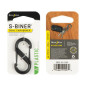 S-BINER® PLASTIC DUAL CARABINER, fekete – 2-es méret S-BINER® PLASTIC DUAL CARABINER, fekete – 2-es méret
