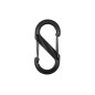 S-BINER® PLASTIC DUAL CARABINER, fekete – 2-es méret S-BINER® PLASTIC DUAL CARABINER, fekete – 2-es méret
