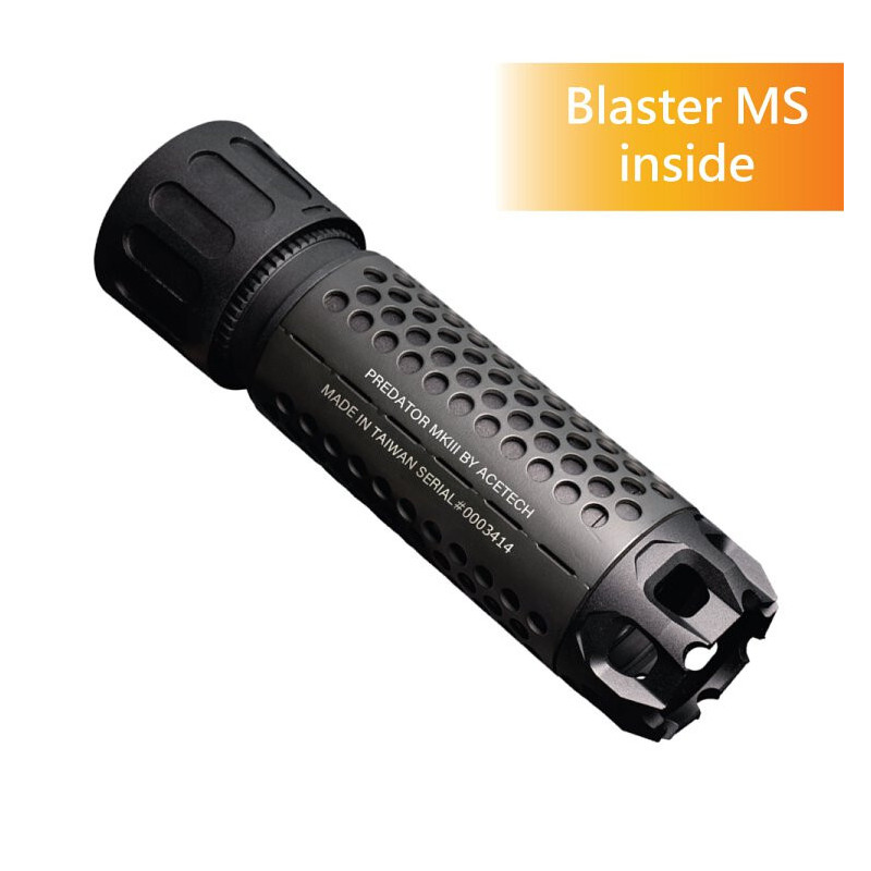 AceTech PREDATOR MKIII (BLASTER MS) QD Tracer Suppressor - Black