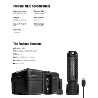 AceTech PREDATOR MKIII (BLASTER MS) QD nyomkövető hangtompító – fekete