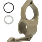 Tactical Flashlight ring 22mm - TAN
