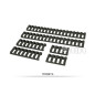 FMA Rubber Ladder Z70 RIS Rail Cover, 6 Pieces - Ranger Green FMA Rubber Ladder Z70 RIS Rail Cover, 6 Pieces - Ranger Green