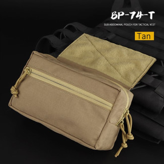 WST Abdominal Fanny Pack with Velcro Mount - Tan